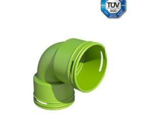 Ubbink 90° könyök DN75/63